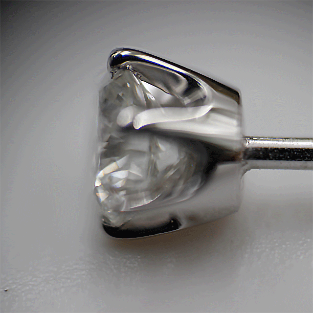 Pt900 ダイヤピアス 0.320ct?。?VS-2 G 　0.328ct　G SI-1 G