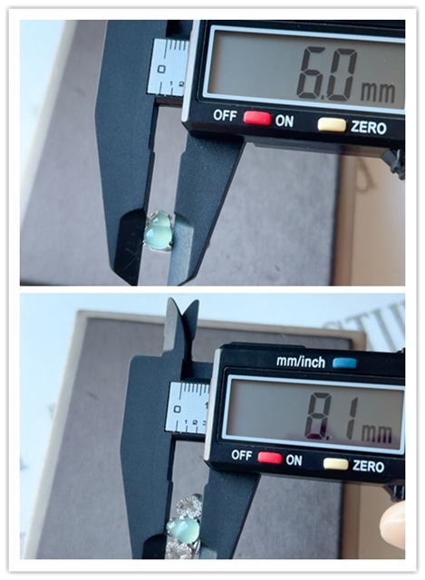 ◇ジェイド(本翡翠)◇キャッツアイ効果◇指輪◇リング◇翡翠・ヒスイ◇フリーサイズ◇天然石◇パワーストーン◇プレゼントに034R1105 _画像8