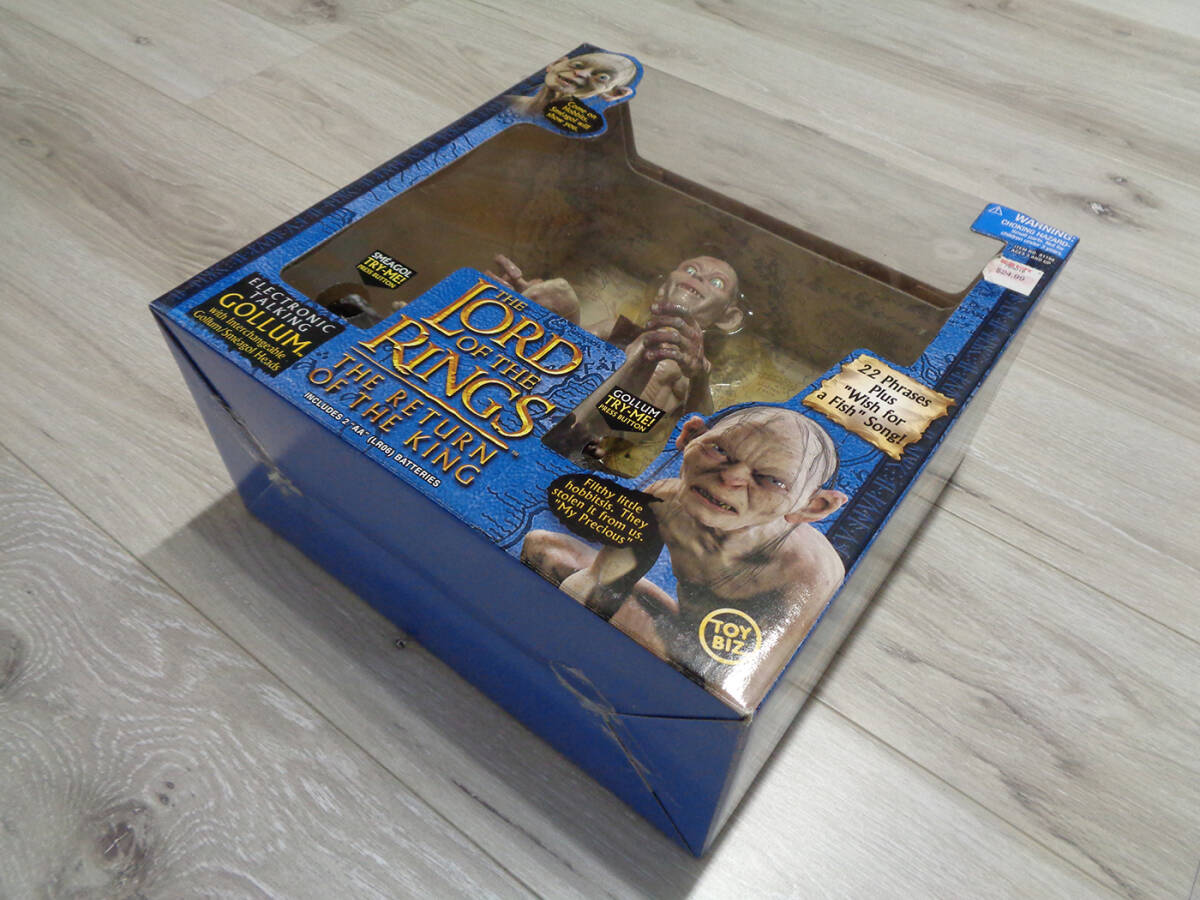 ロード・オブ・ザ・リング エレクトロニック・トーキング・ゴラム トイビズ 2003年 ビンテージ 新品 未開封
