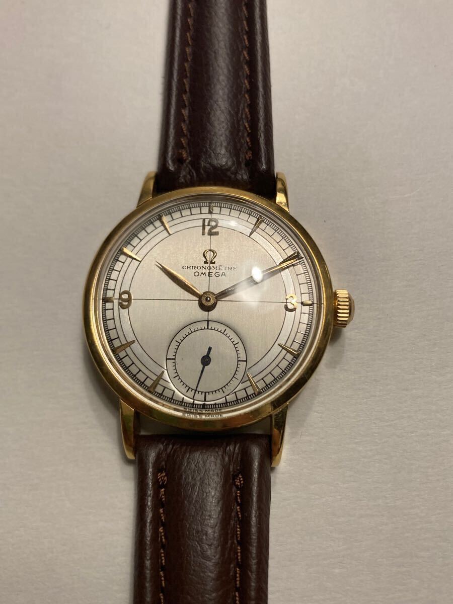 金無垢 オメガ 30mmキャリバー Omega 18k スモールセコンド 金無垢 オメガ 30mmキャリバー Omega 18k スモールセコンド