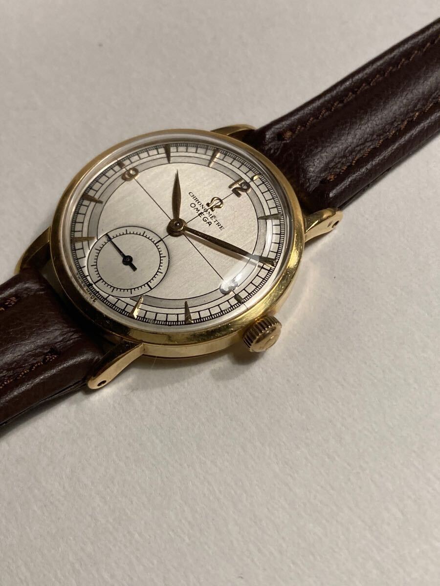金無垢 オメガ 30mmキャリバー Omega 18k スモールセコンド 金無垢 オメガ 30mmキャリバー Omega 18k スモールセコンド