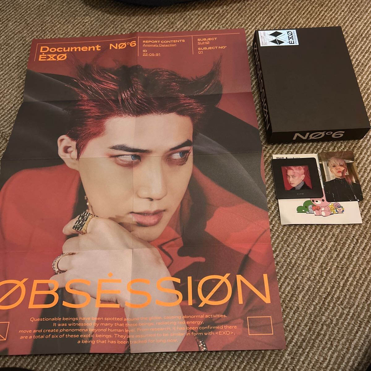 EXO OBSESSION CD トレカ　ベッキョン