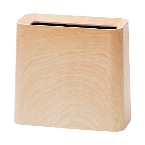送料無料！ フタなしゴミ箱 チューブラー オークウッド 幅350×奥行き165×高さ320ｍｍ ハイグランデ ｉｄｅａｃｏ（イデ