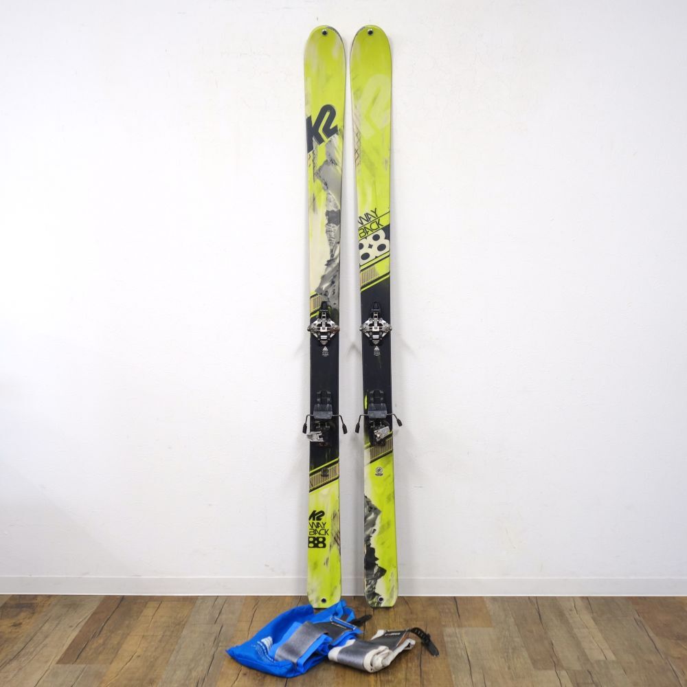 ケーツー K2 WAYBACK 88 174cm ビンディング DYNAFIT ST クライミングスキン付 バックカントリー 山スキー アウトドア cf12dl-rk26y07616