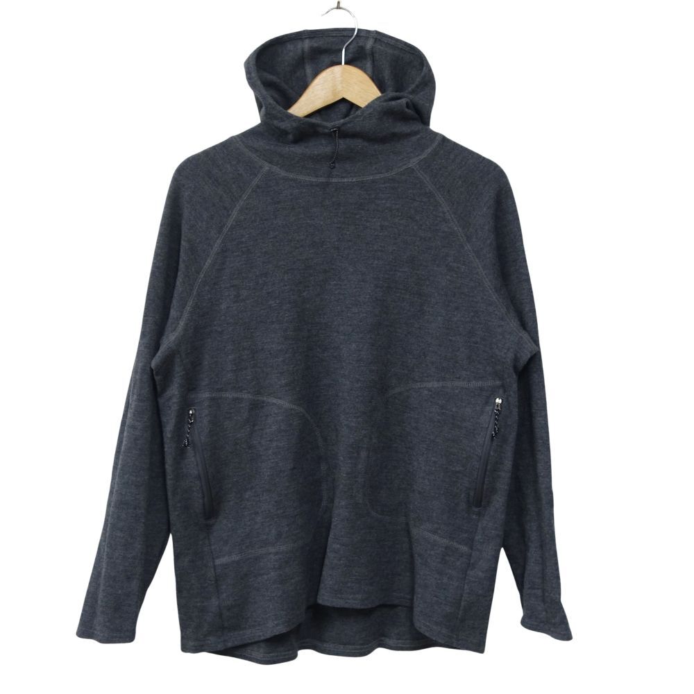 美品 アクシーズクイン AXESQUIN Merino Wool Hoodie 011014 メンズ XLサイズ 登山 トレッキング ウェア アウトドア cf12de-rk26y07638