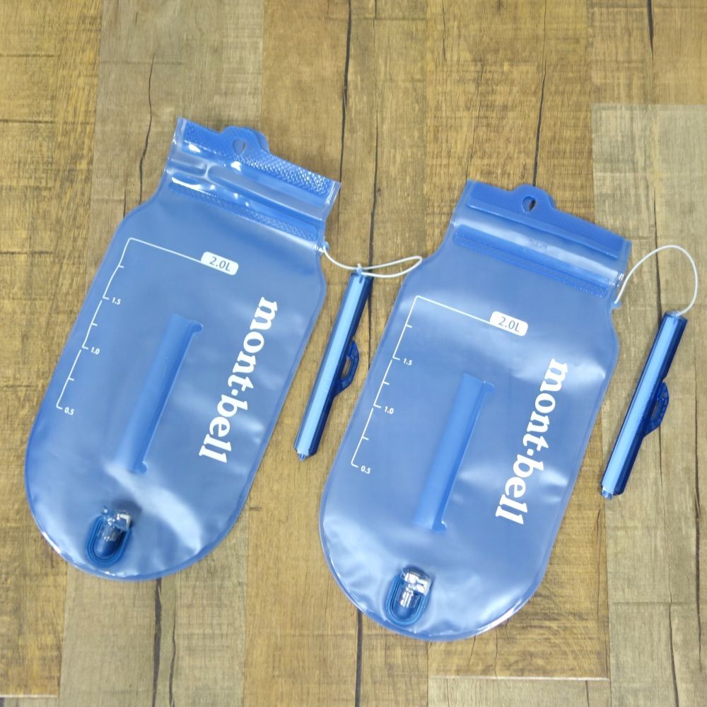 未使用 モンベル mont bell トレールウォーターパック 2.0L サーモカバー 各2セット 登山 トレッキング アウトドア ce01er-rk26y07950