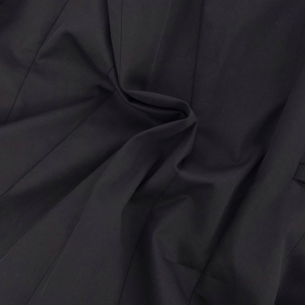 美品 マックスマーラ Max Mara STUDIO ジャケット テーラード ロングスリーブ コットン アウター レディース IJ36 黒 cf12ds-rm10r07626_画像8