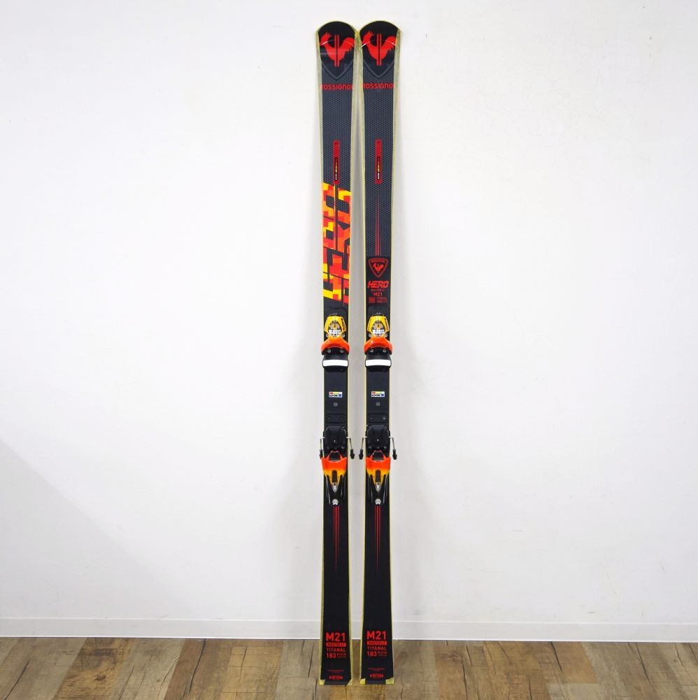 美品 ロシニョール ROSSIGNOL HERO MASTER LT 183cm ビンディング LOOK SPX15 レース レーシング アルペン スキー cf12mb-rk26y07465