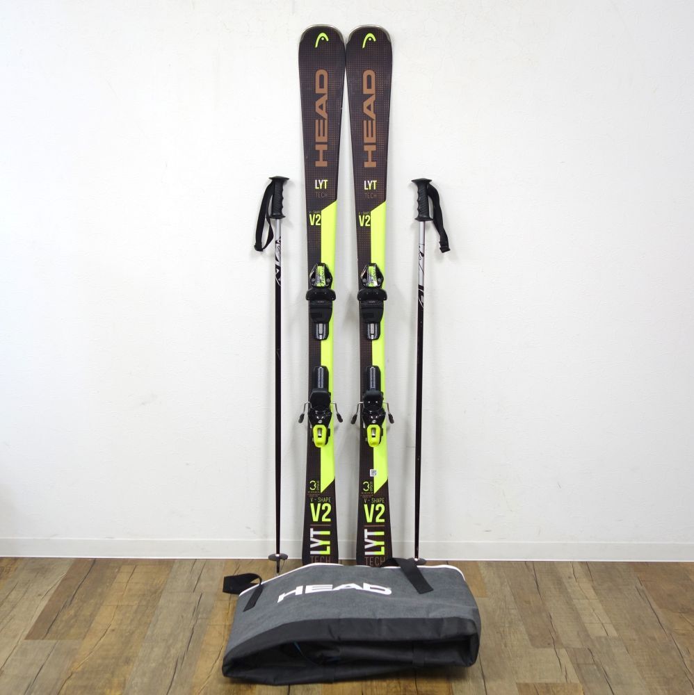 ヘッド HEAD V-SHAPE V2 156cm ビンディング TYROLIA SLR9.0 GW グリップウォーク 初中級者 ゲレンデ スキー アウトドア ce01or-rk26y07765