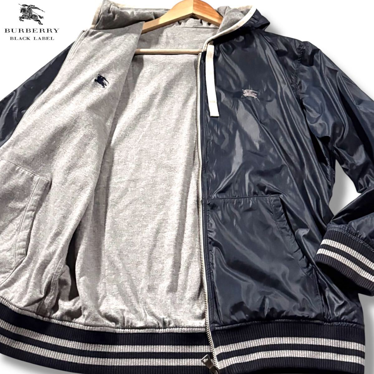 極美品/Lサイズ○バーバリーブラックレーベル BURBERRY BLACK 極美品/Lサイズ○バーバリーブラックレーベル BURBERRY BLACK
