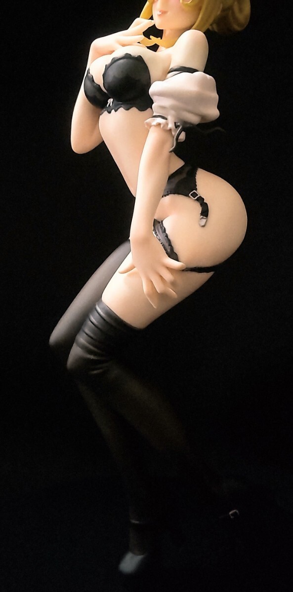 森雪 1/7 メイド フィギュア エプロン、スカートキャストオフ 改造 カスタム リペイント品