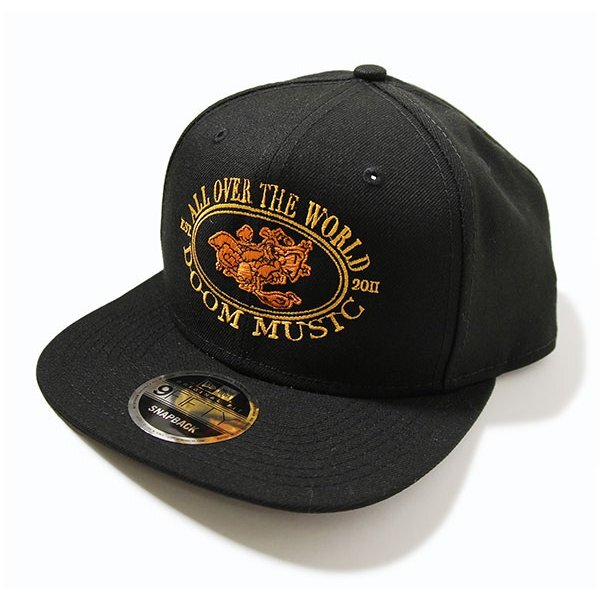 NINJA X (ニンジャエックス) オリジナル キャップ スナップバックハット 帽子 Doom Music Snap-back Hat Black