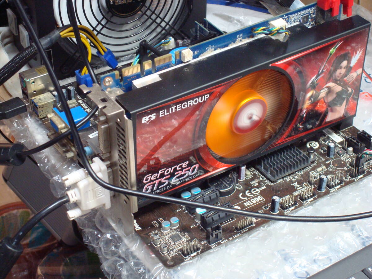 ECS GeForce GTS 250 1GB DVI *2/TV-out PCI Express x16 NGTS250-1GMX-F