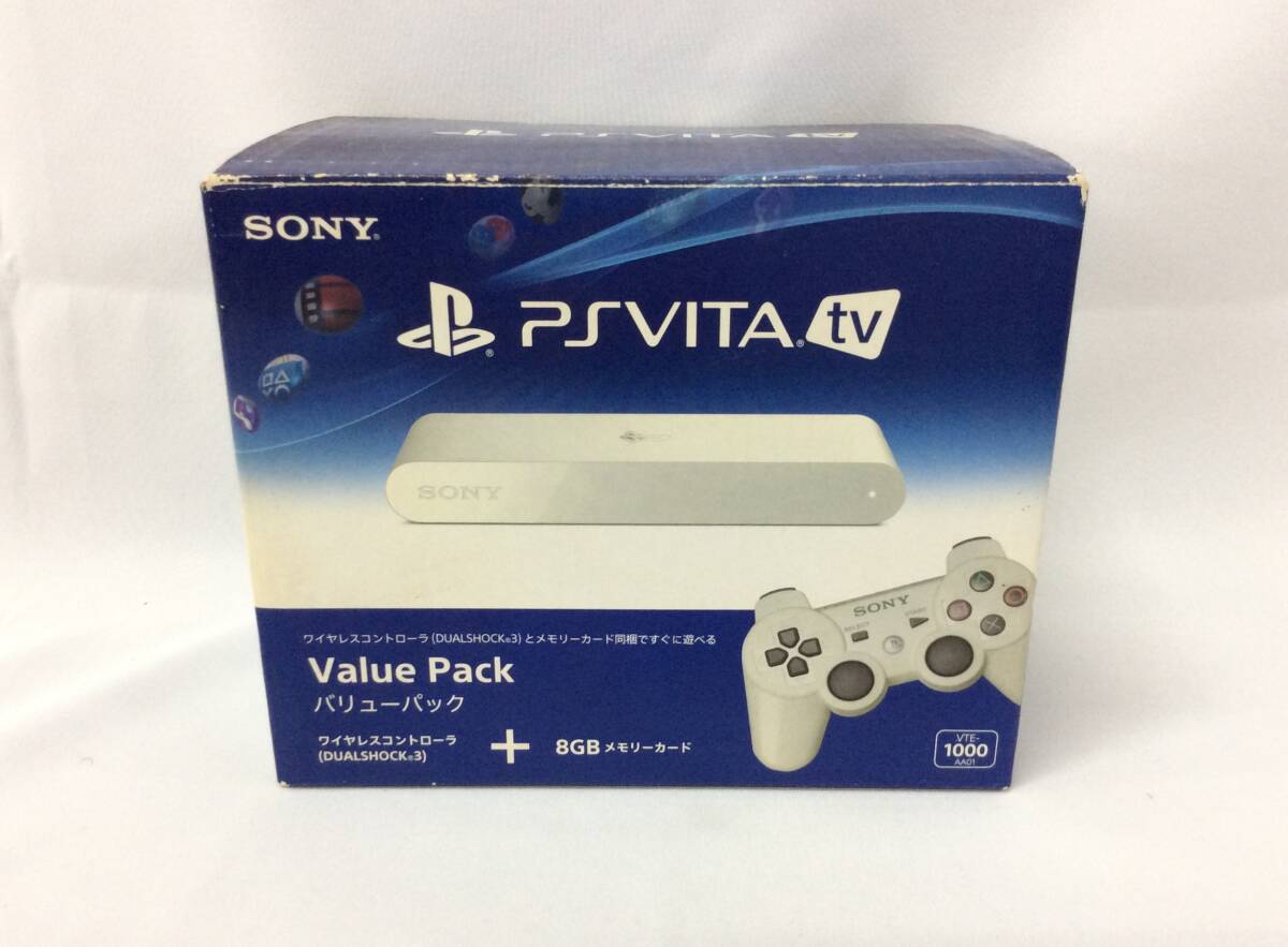 【日本産】 Vita PlayStation 【GM6129/60/0】動作確認済★SONY TV TV★テレビ★ソニー★説明書付き★ Vita バリューパック★VTE-1000★ホワイト★PS アクセサリー、周辺機器