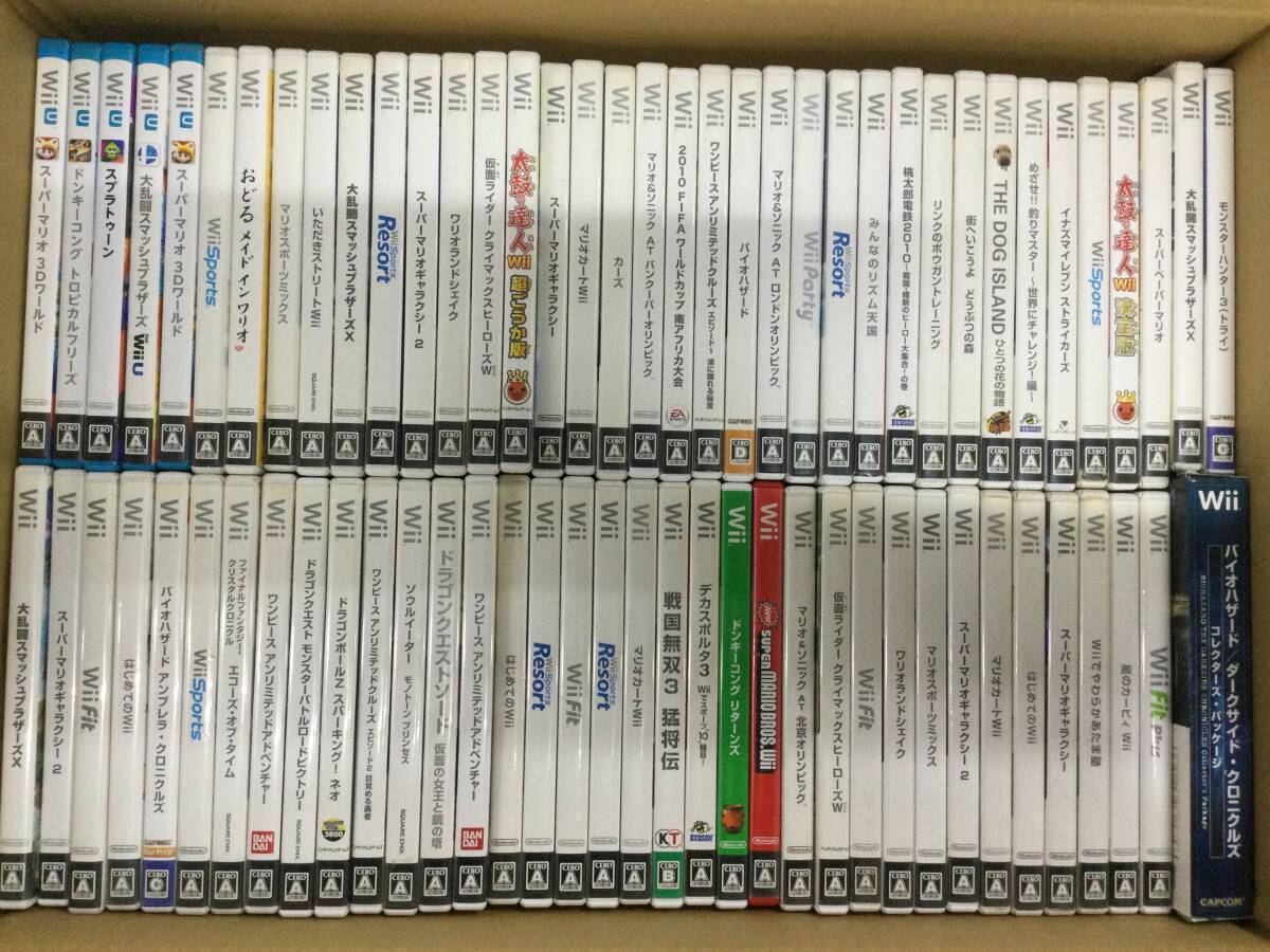 驚きの値段 【GB172/120/0】ジャンク★Wiiソフト★合計73本前後★まとめ★セット★大量★バイオハザード ダークサイド・クロニクルズ★スマブラ★他 その他