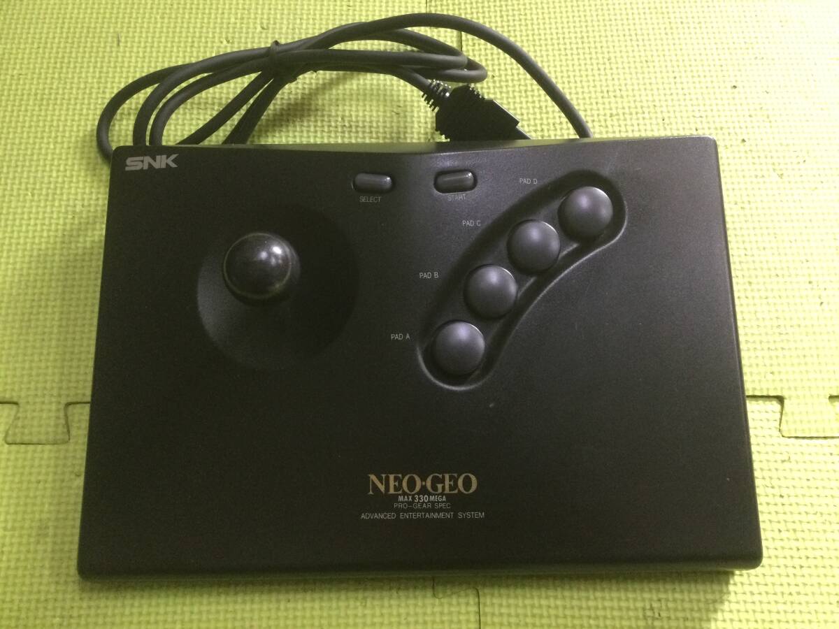 【GN6530/60/0】未動確のジャンク★SNK ネオジオ MAX 330 MEGA アーケードスティックコントローラー★PRO-GEAR SPEC★NEO-GEO★アケコン★