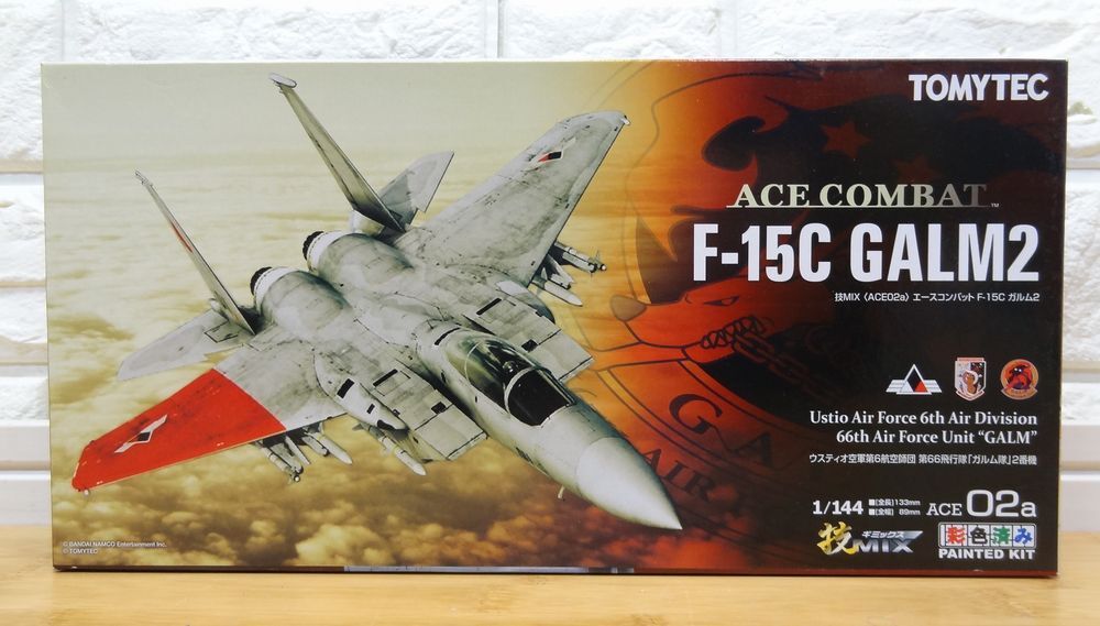 TOMYTEC 技MIX 1/144 航空機シリーズ ACE COMBAT F-15C GALM2 ウスティオ空軍第6航空師団第66飛行隊ガルム隊2番機 ACE02a 未組立プラモデル