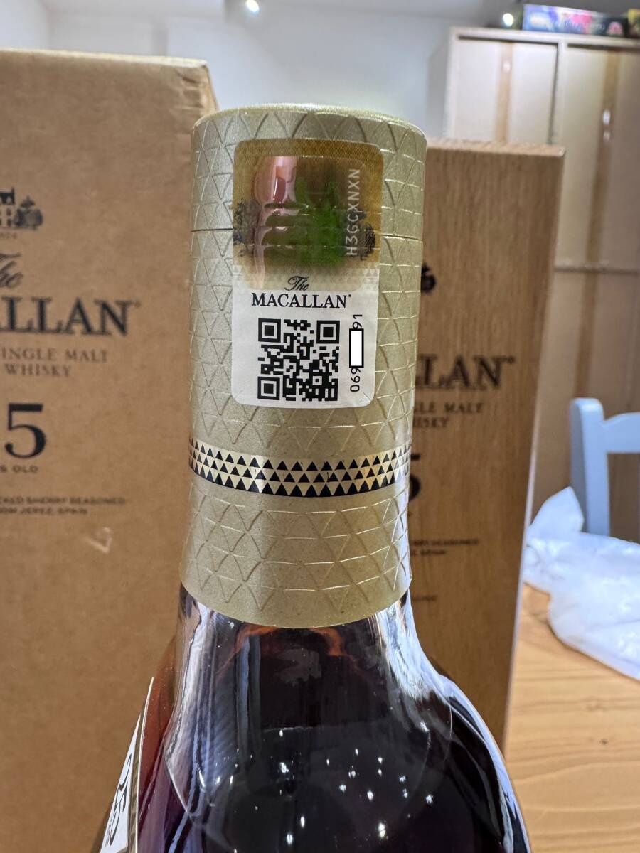 木箱付未開栓】ザ・マッカラン 25年 43度 700mL 2022年|The
