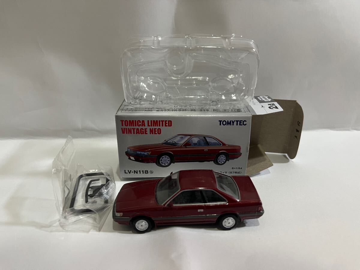 トミカリミテッドヴィンテージネオ LV-N118b 日産レパード アルティマ 赤 レッド TLV TLVN ニッサン F31 nissan leopard tomytec