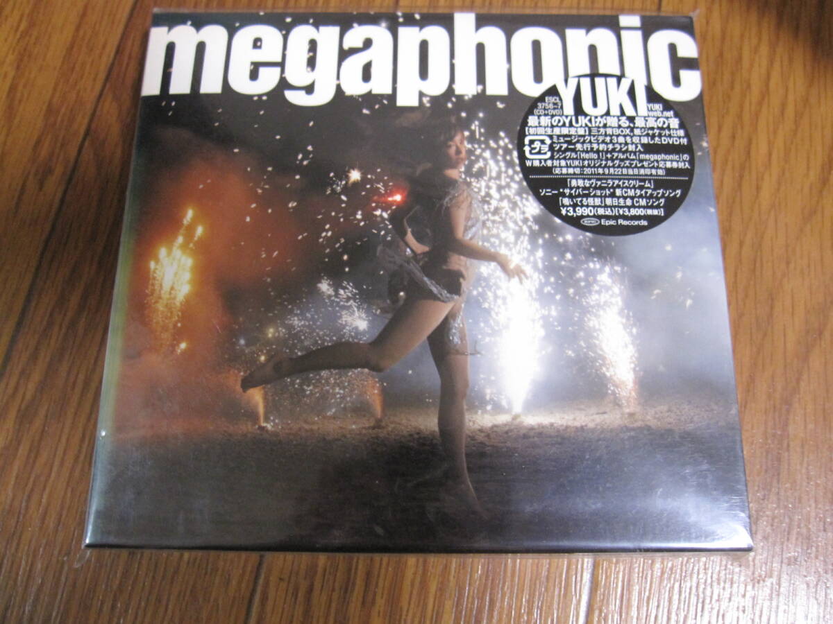 新品CD　YUKI megaphonic　初回限定CD+DVD