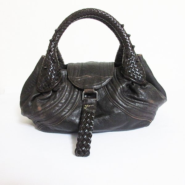 FENDI フェンディ ミニ スパイ バッグ レザー ブラウン 8BR589 FENDI フェンディ ミニ スパイ バッグ レザー ブラウン 8BR589