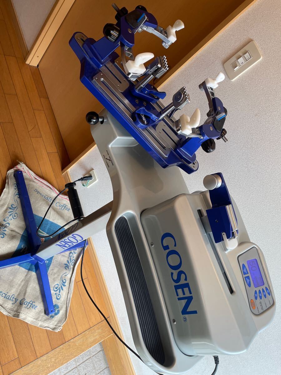 完動美品 GOSEN GM800ゴーセン ガット張り機 テニスストリング 完動美品 GOSEN GM800ゴーセン ガット張り機 テニスストリング