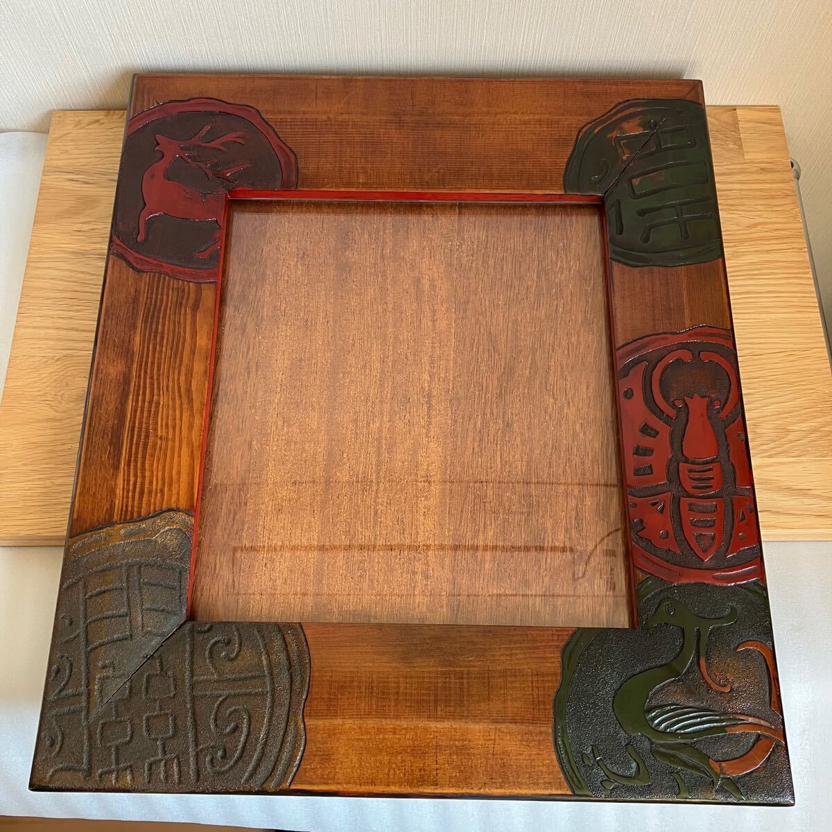 烏城彫　額　※ Yahoo!オークション - 烏城彫 額