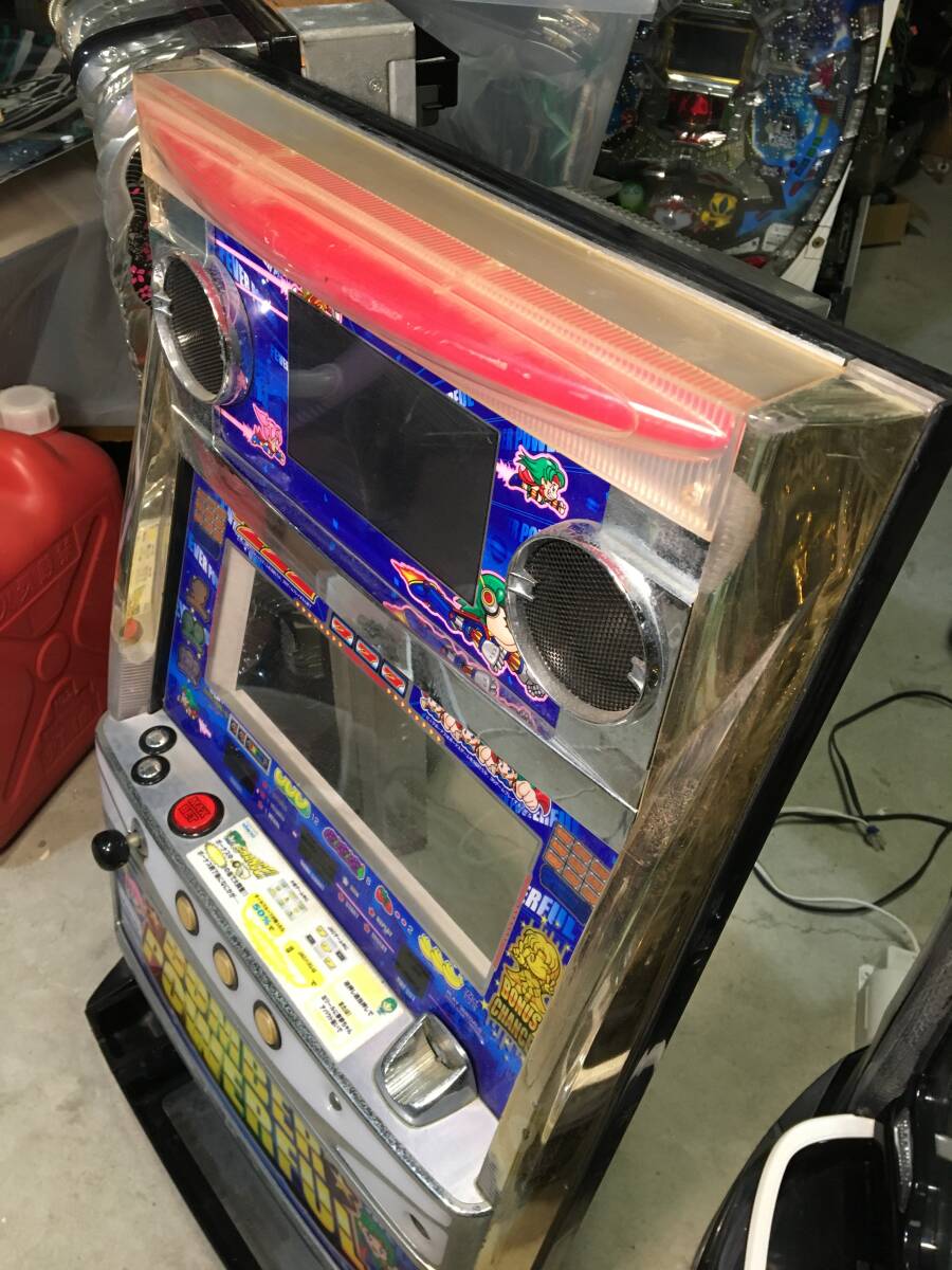 パチスロ 実機用 スロット部品 三共 4号機 ボンバーパワフル 前 パチスロ 実機用 スロット部品 三共 4号機 ボンバーパワフル 前