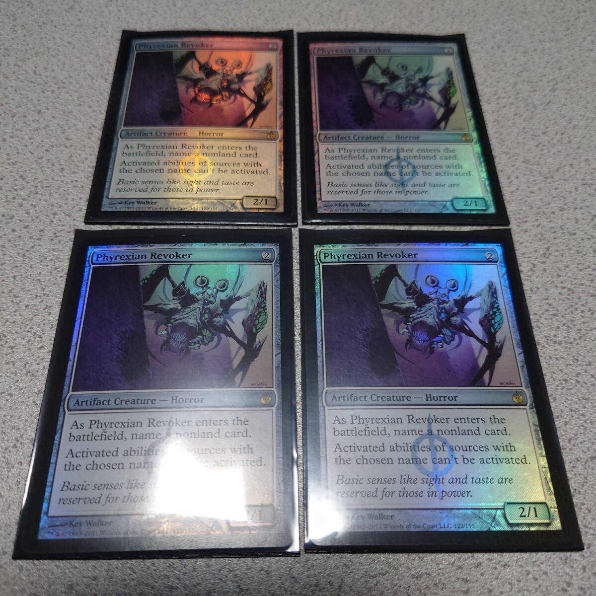 MTG MBS ファイレクシアの破棄者 英語foil 四枚セット 即決