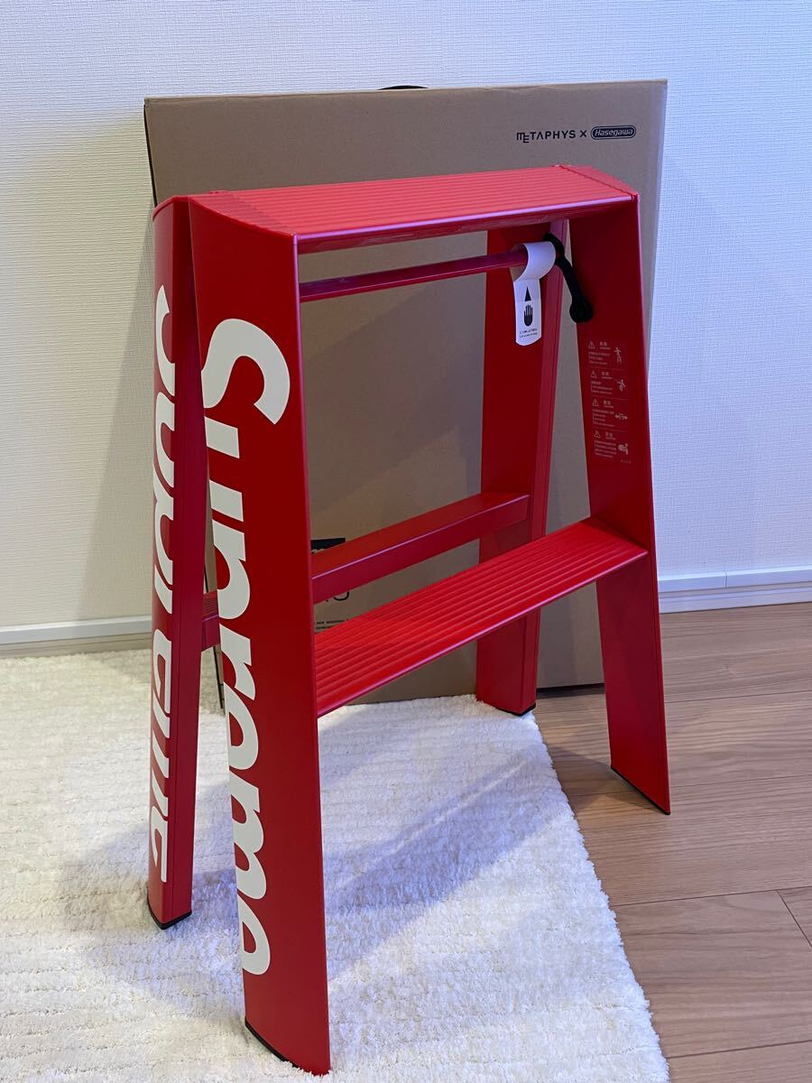 最終値下【展示のみ國內(nèi)正規(guī)品】Supreme Lucano Step Ladder Red シュプリーム 赤 長谷川工業(yè) 腳立 はしご