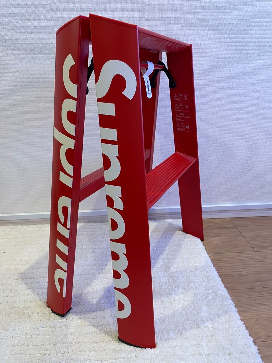 最終値下【展示のみ國內(nèi)正規(guī)品】Supreme Lucano Step Ladder Red シュプリーム 赤 長谷川工業(yè) 腳立 はしご