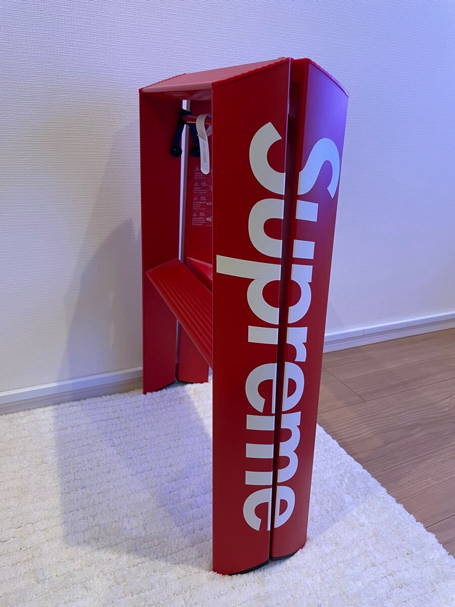 最終値下【展示のみ國內(nèi)正規(guī)品】Supreme Lucano Step Ladder Red シュプリーム 赤 長谷川工業(yè) 腳立 はしご