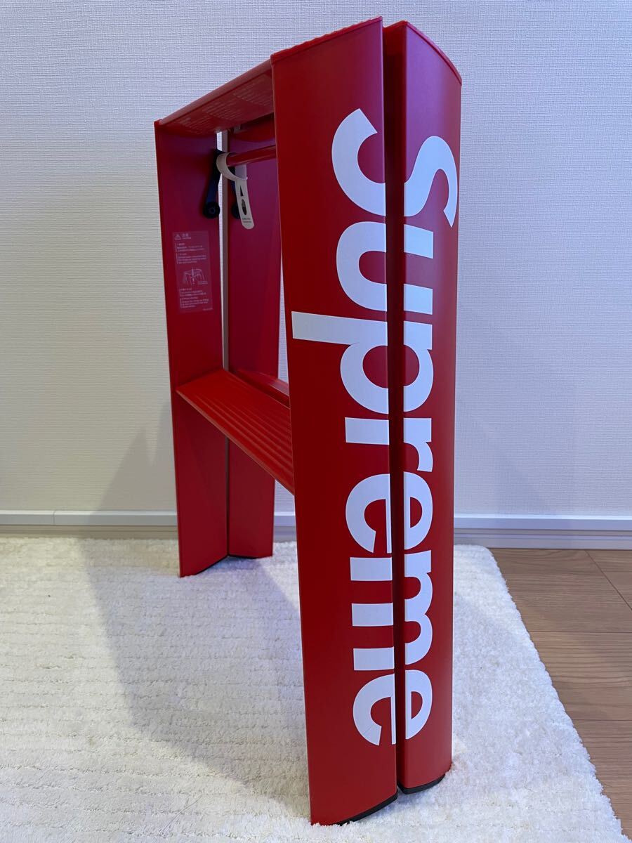 最終値下【展示のみ國內(nèi)正規(guī)品】Supreme Lucano Step Ladder Red シュプリーム 赤 長谷川工業(yè) 腳立 はしご
