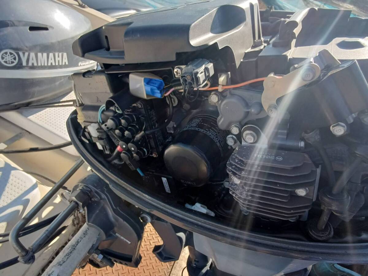 YAMAHA・ヤマハ>船外機 F25GET 25馬力 4スト 実働 サイド YAMAHA・ヤマハ>船外機 F25GET 25馬力 4スト 実働 サイド