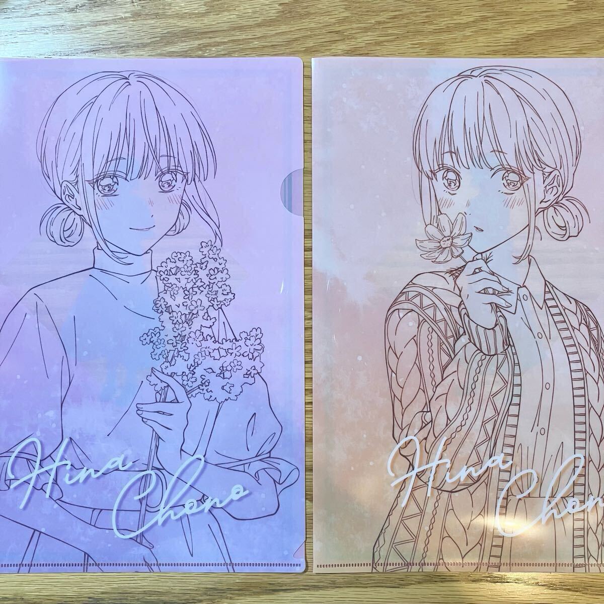 即決 新品 アオのハコ タイトーくじ クリアファイル G賞 蝶野雛 雛ちゃん A4クリアファイル 一番くじ クリアファイルセット 線画_画像1