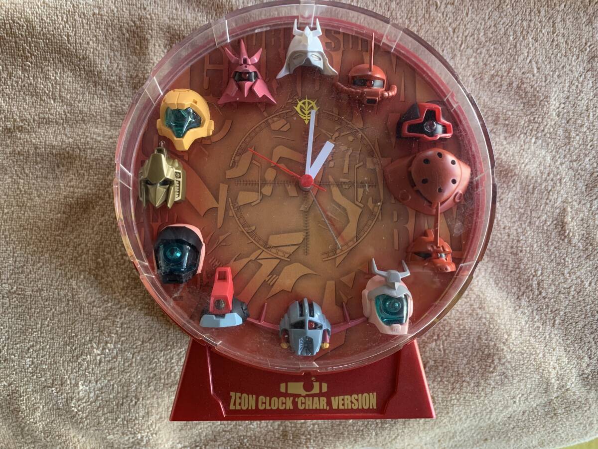 ジオンクロック　シャア　バージョン　ZEON CLOCK CHAR VERSION 置き時計　目覚まし時計　機動戦士ガンダム　ガンダム　シャア