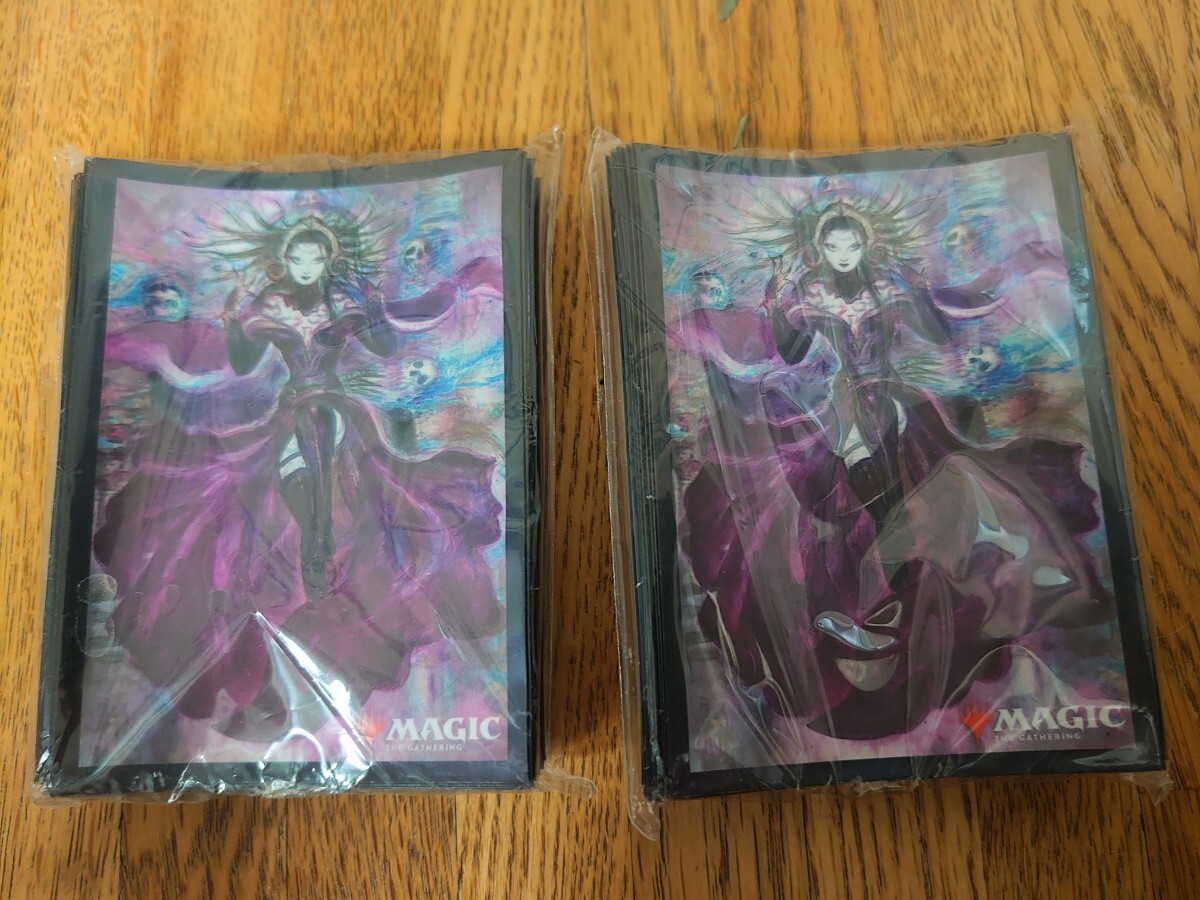 【未使用】 天野喜孝 リリアナ スリーブ 100枚 戦慄衆の将軍 MTG マジックザギャザリング 非売品