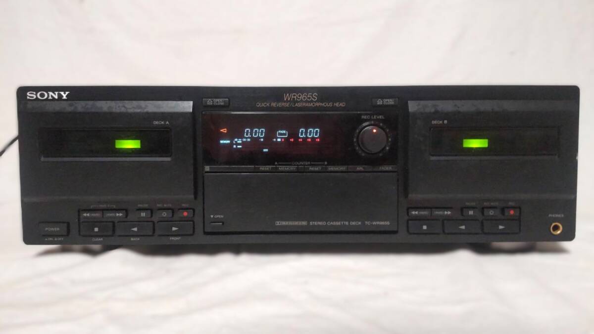 SONY□ソニー□カセットデッキ□TC-WR965S□ジャンク