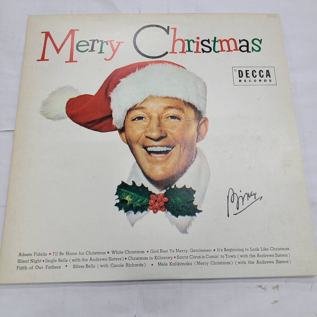 LP/レコード　ビング・クロスビー/ホワイト・クリスマス/BING CROSBY/MERRY CHRISTMAS/P-11537/F0106T537