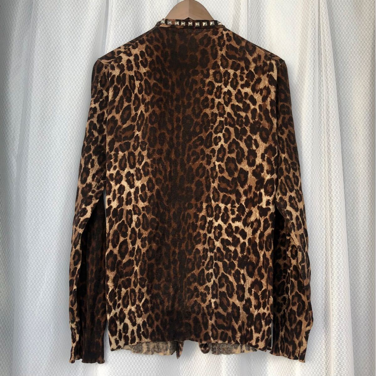 レオパード柄 L スタッズ カーディガン HYSTERIC GLAMOUR レオパード柄 L スタッズ カーディガン HYSTERIC GLAMOUR