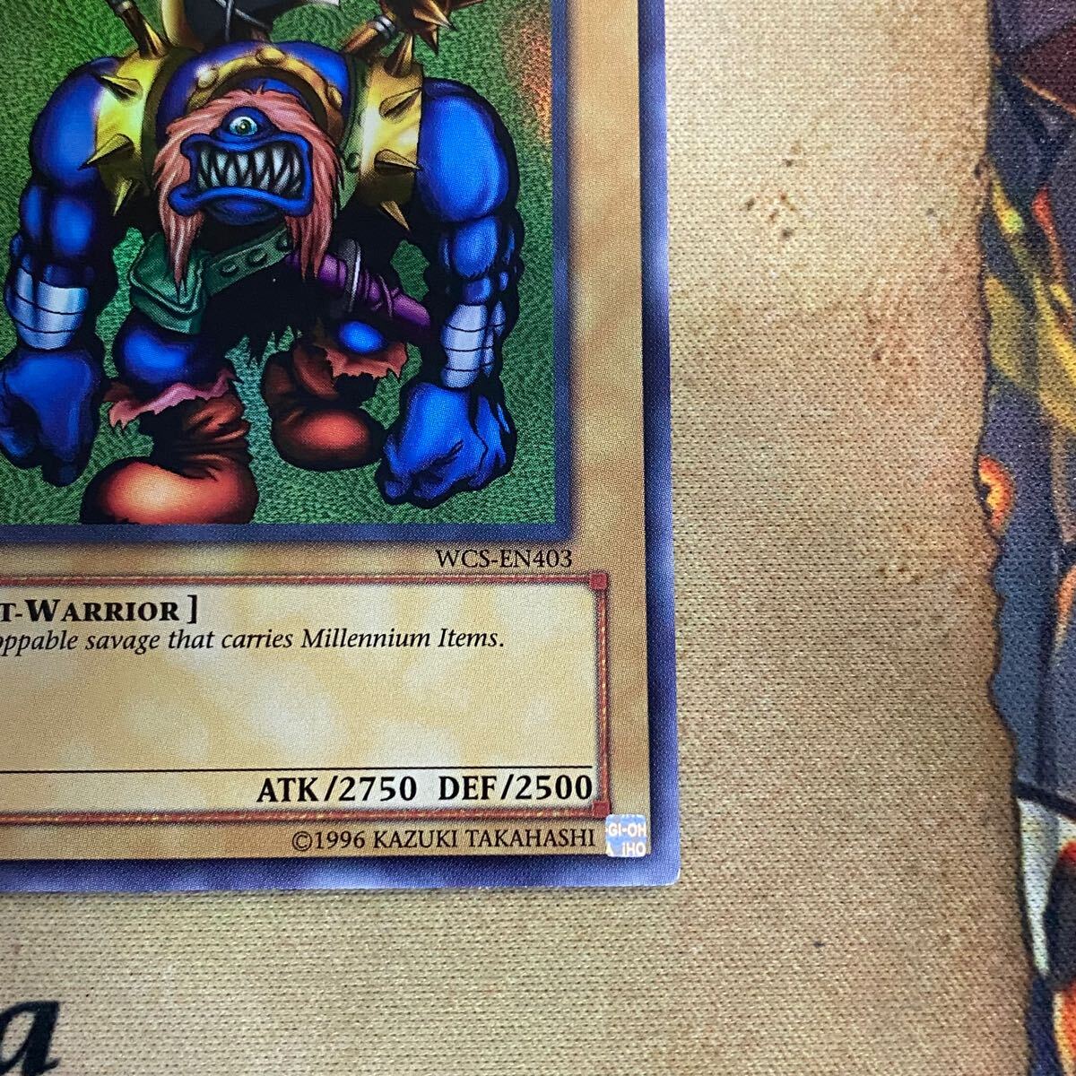 未開封 遊戯王 SENGENJIN WCS-EN403 スーパーレア プロモ 千年原 未開封 遊戯王 SENGENJIN WCS-EN403 スーパーレア プロモ 千年原