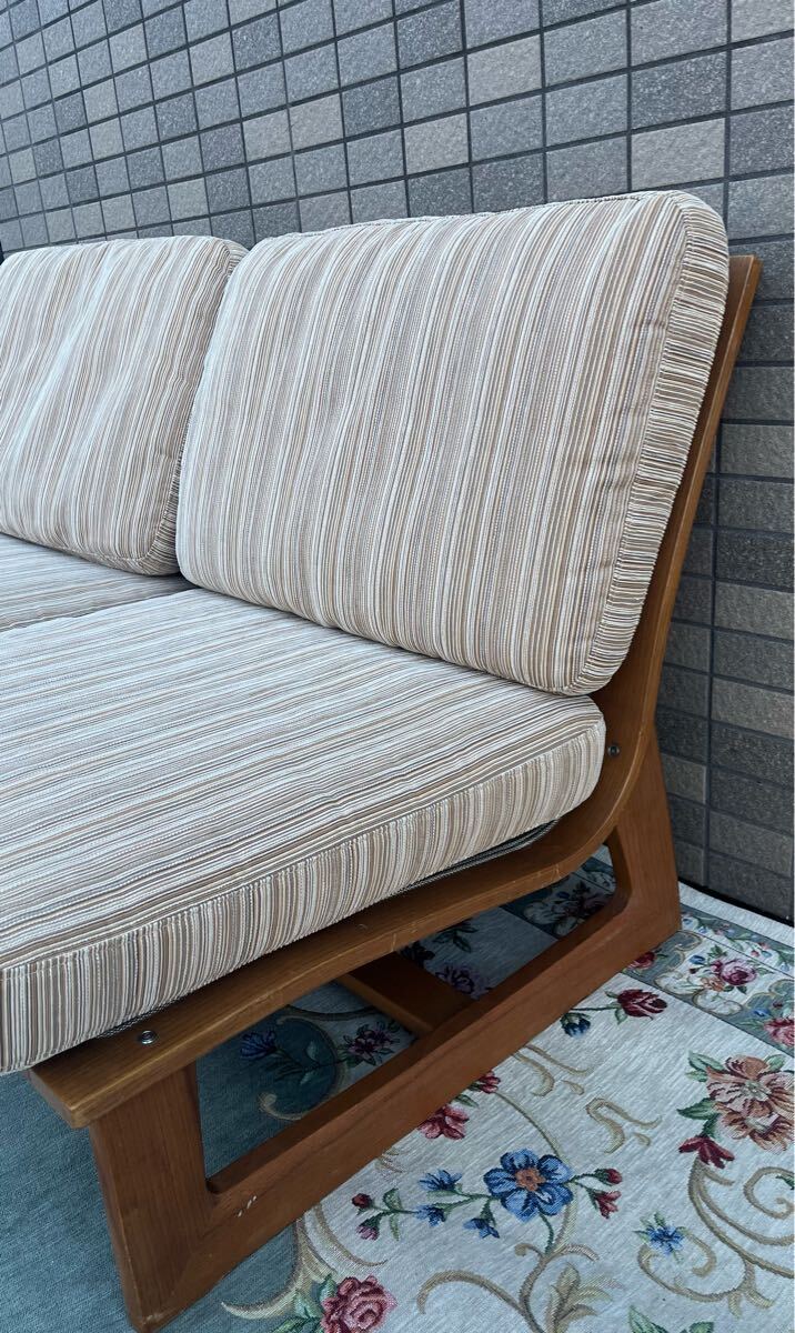 送料無料　karimoku カリモク家具 木組 ローソファ 2人掛けソファ 和モダン セパレート ナチュラル 北歐スタイル 2Pソファ　WN50シリーズ