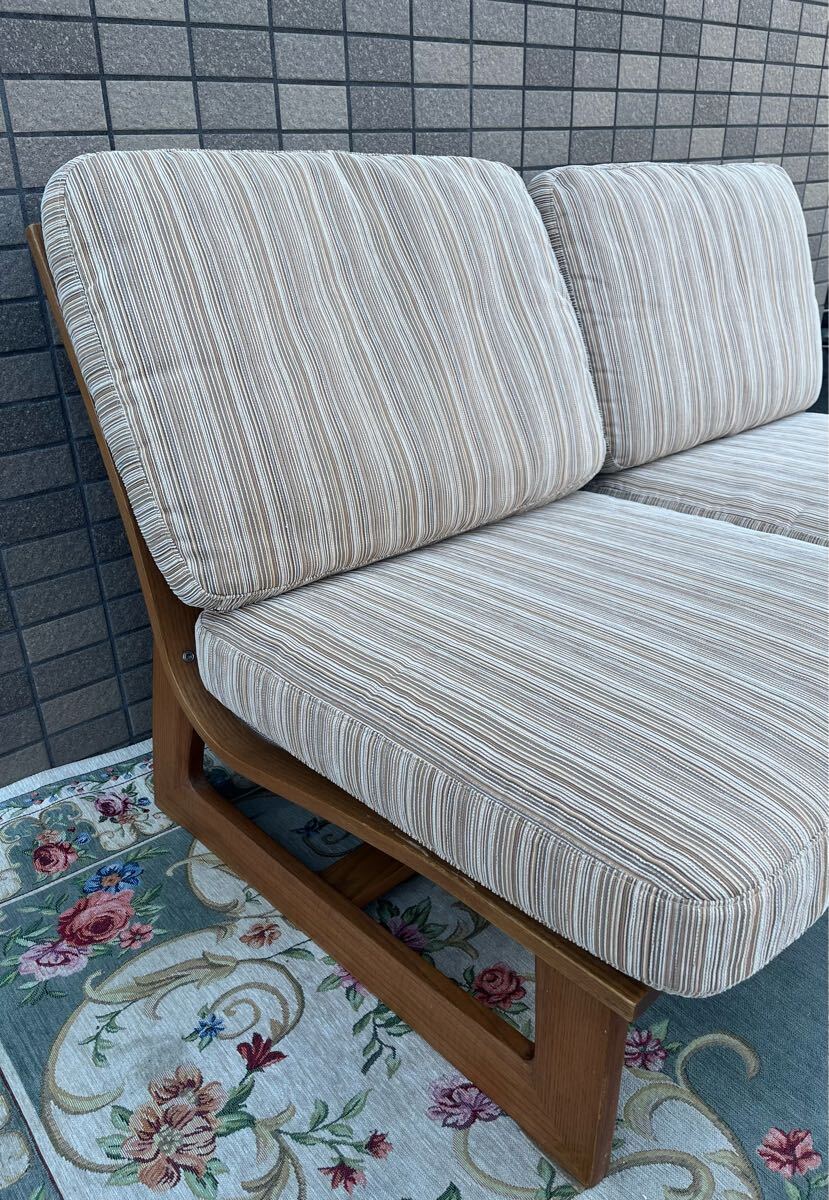 送料無料　karimoku カリモク家具 木組 ローソファ 2人掛けソファ 和モダン セパレート ナチュラル 北歐スタイル 2Pソファ　WN50シリーズ