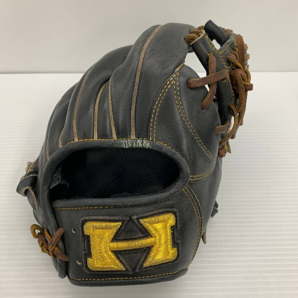 中古品 ハイゴールド Hi-Gold 硬式 内野手用グローブ TKW-104 3892