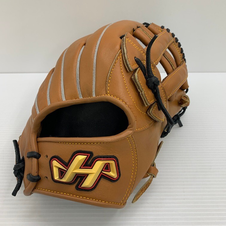 中古品 ハタケヤマ HATAKEYAMA 軟式 外野手用グローブ TH-G97WB 3893