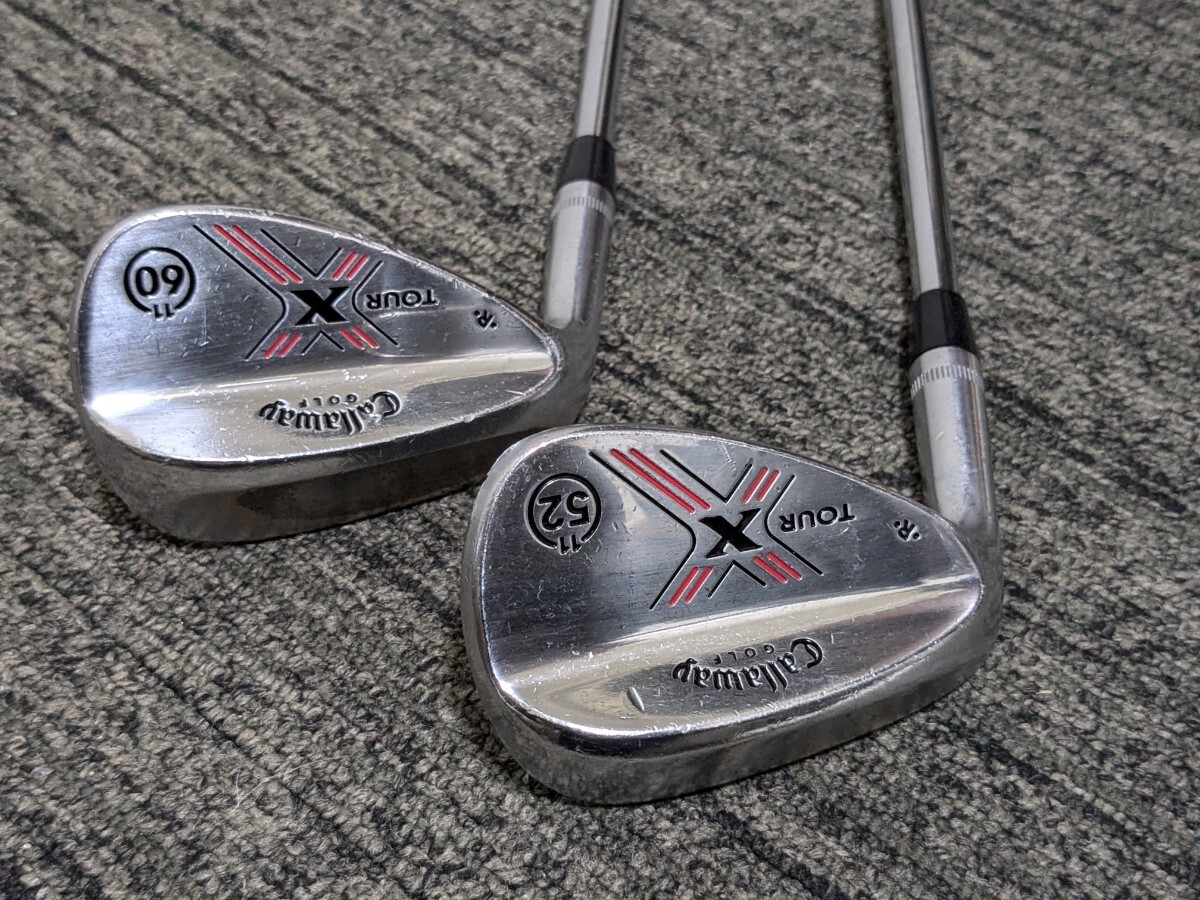 レフティ　Callaway　キャロウェイ　Xツアー　ウェッジ　52度　60度　2本まとめセット
