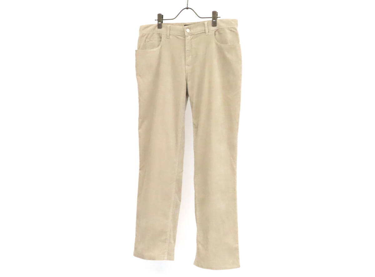 25284 美品 MICHAEL KORS マイケルコース コーデュロイ 5ポケット ジップフライ ストレート パンツ size34 ベージュ メンズ ボトムス