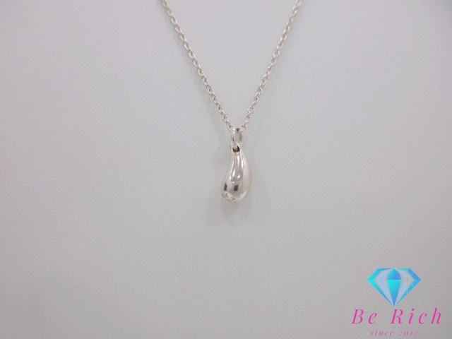 ティファニー TIFFANY ＆ Co. エルサ ペレッティ ティア ドロップ ペンダント ネックレス シルバー 925 SV アクセサリー 【中古】 ba3103