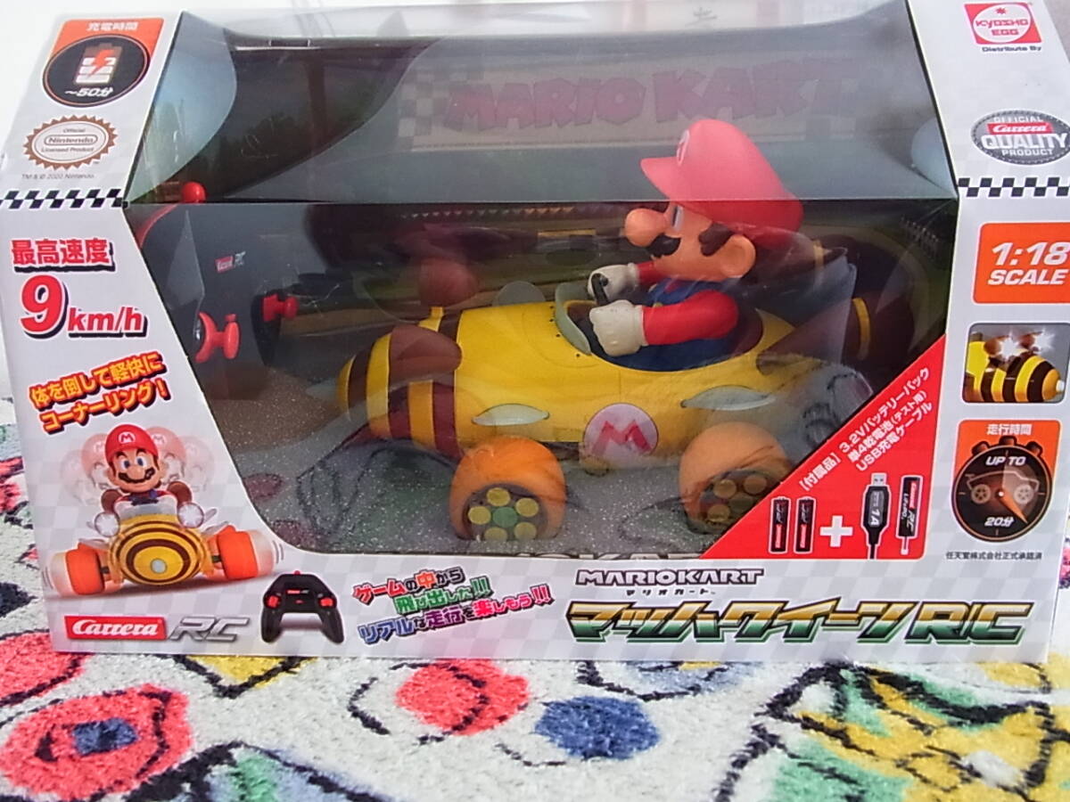 ★京商★未使用保管品★マリオカート マッハクイーン 最高速度9km/ｈ おもちゃ 玩具 子供用品 スーパーマリオ 車 ラジコン