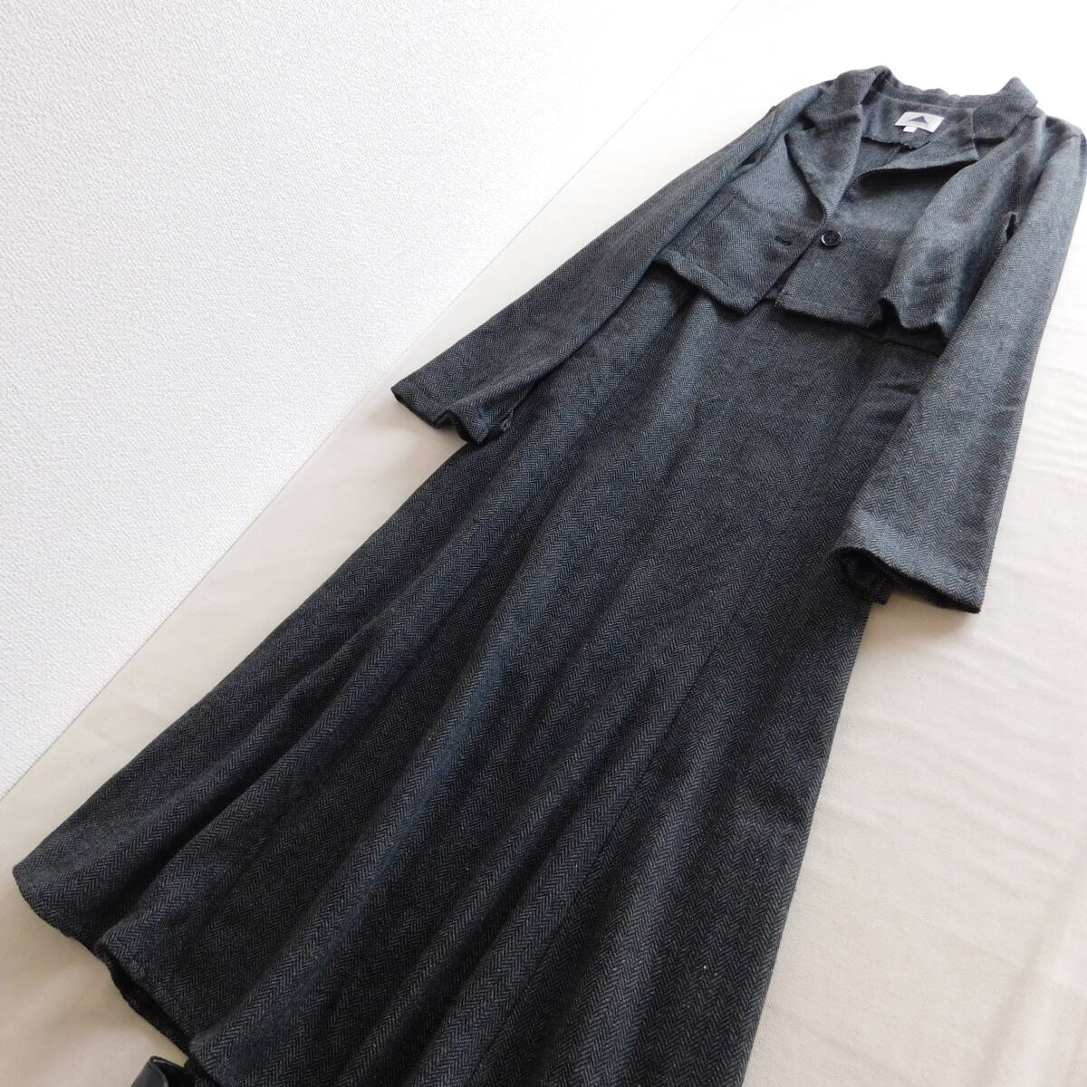ABITOKYO ★ アビトーキョー★１回着★セットアップ★ヘリンボーン柄★a927
